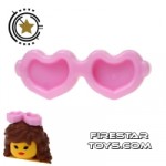 LEGO Hair Accessory Heart Sunglasses Bright Pink