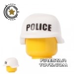 BrickForge Military Helmet White Police