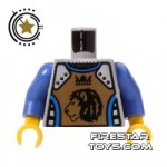 LEGO Mini Figure Torso Lion and Crown