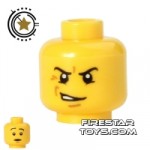LEGO Mini Figure Heads Snarling