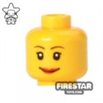 LEGO Mini Figure Heads Smiling