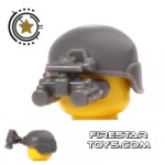 SI-DAN M2002 Helmet With Night Vision Dark Blueish Gray