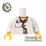 LEGO Mini Figure Torso Doctor