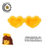 LEGO Hair Accessory Heart Sunglasses Orange