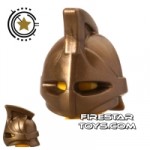 BrickWarriors Rhino Helmet Gold