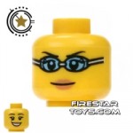 LEGO Mini Figure Heads Swimming Goggles