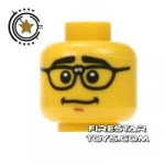 LEGO Mini Figure Heads Geeky
