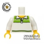 LEGO Mini Figure Torso Tennis Shirt