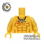 LEGO Mini Figure Torso Bare Chest and Tooth Necklace