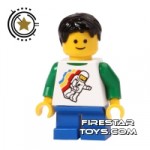LEGO City Mini Figure Boy with Spaceman Top