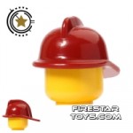 LEGO Fire Helmet Dark Red
