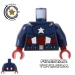 LEGO Mini Figure Torso Captain America
