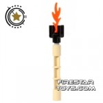 LEGO Flaming Torch Stand