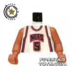 LEGO Mini Figure Torso NBA New Jersey Nets 5