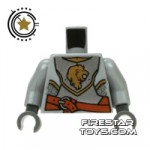 LEGO Mini Figure Torso Gold Lion Armour