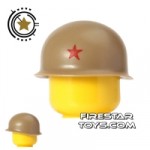 Brickarms M1 Steel Pot Helmet Tan with Star
