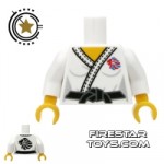 LEGO Mini Figure Torso Team GB Judo Outfit