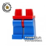 LEGO Mini Figure Legs Blue With Red Hips Superman