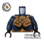 LEGO Mini Figure Torso Exo Force Armour Dark Blue
