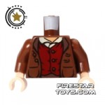 LEGO Mini Figure Torso Frodo Red Waistcoat
