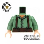 LEGO Mini Figure Torso Frodo Green Shirt