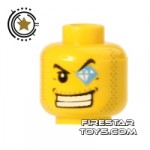 LEGO Mini Figure Heads Jewelled Eye