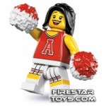 LEGO Minifigures Red Cheerleader