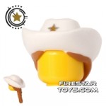 LEGO Cowboy Hat with Braided Ponytail