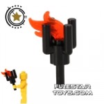LEGO Flaming Torch Black