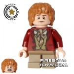 LEGO The Hobbit Mini Figure Bilbo Baggins Dark Red Coat