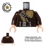 LEGO Mini Figure Torso Fili Fur Lined Jacket