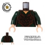 LEGO Mini Figure Torso Tauriel Brown Corset