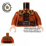 LEGO Mini Figure Torso Bifur Jacket with Buckles