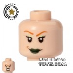 LEGO Mini Figure Heads Green Lips