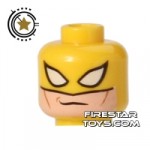 LEGO Mini Figure Heads Yellow Mask Iron Fist