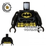 LEGO Mini Figure Torso Batman Black Suit Utility Belt