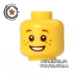LEGO Mini Figure Heads Smile and Freckles