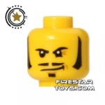 LEGO Mini Figure Heads Smirk Sideburns