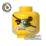 LEGO Mini Figure Heads Mechanical Eyepatch