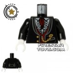 LEGO Mini Figure Torso Formal Jacket and Cravat