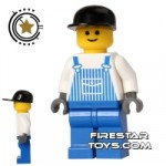 LEGO City Mini Figure Overalls and Cap