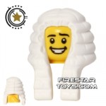 LEGO Hair Judges Wig White