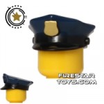 LEGO Police Hat with Badge Dark Blue/Black