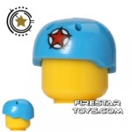 LEGO Skater Helmet with Star Blue