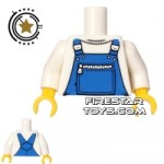 LEGO Mini Figure Torso Plumbers Overalls