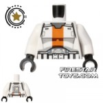 LEGO Mini Figure Torso Republic Trooper Orange Stripe