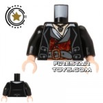 LEGO Mini Figure Torso Shirt and Coat with Belt