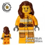 LEGO City Mini Figure  Fire Long Hair