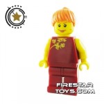 LEGO Spiderman Mini Figure Mary Jane 1 Red Outfit