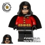 LEGO Super Heroes Mini Figure Robin Black Hood